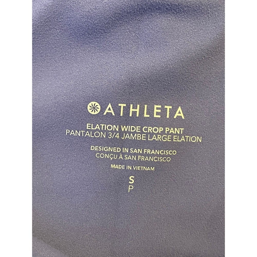 Athleta Elation Wide Crop Pant Size Small - Picture 4 of 5
